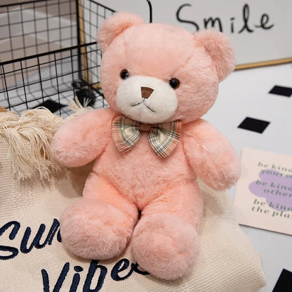 Cute Teddy Bear Plush Toy - Soft Stuffed Animal Doll for Kids, Valentine’s Day Gift & Home Decor