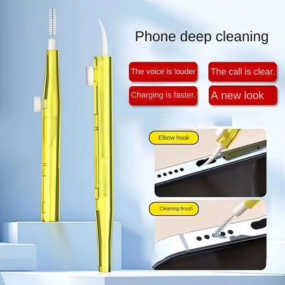 Phone Speaker & Charging Port Cleaning Kit - Dust Removal Brush Set for iPhone, Samsung and Xiaomi