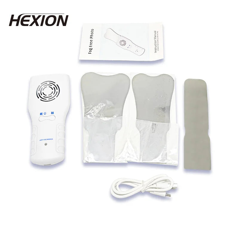 LED Dental Anti-Fog Mirror Set – High Hardness Stainless Steel Orthodontic Buccal, Occlusal & Lingual Mirrors