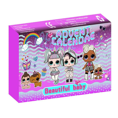 L.O.L. Surprise! Advent Calendar — 24PCS Action Figure PVC Models, Christmas Countdown Toy Gift for Kids