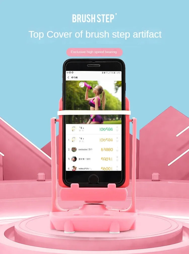 Mobile Phone Walking Swing Shaker Holder – Automatic Step Counter & Pedometer Accessory, Silent for All Phones