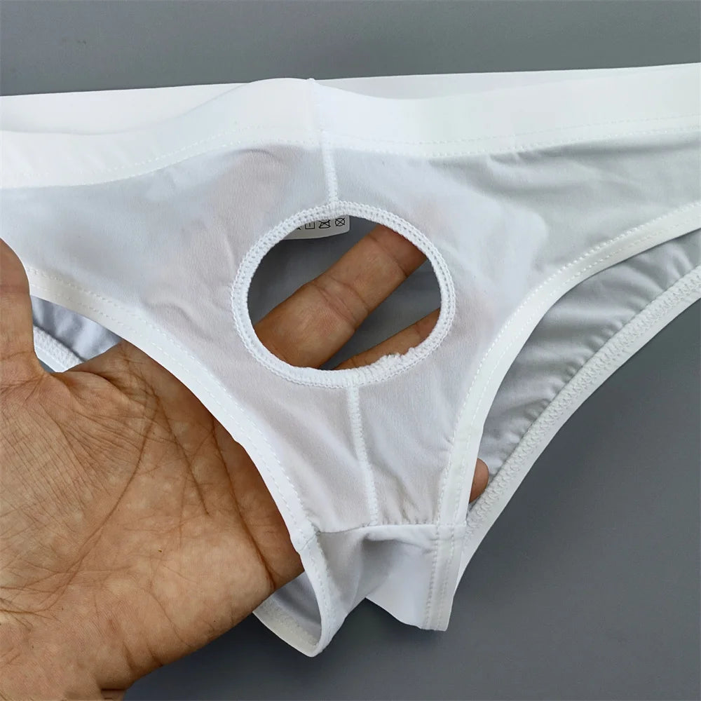 Men’s Ice Silk Ultra-Thin Briefs - Breathable Comfortable Everyday Underwear (M-XXL, Plus Size Fit)