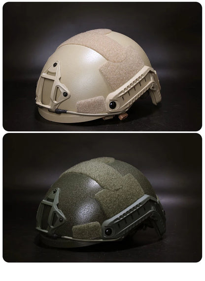 FAST Tactical Helmet – Kevlar High-Quality Outdoor Hunting Helmet with Wendy Floating Pad