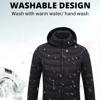 21-Zone USB Heated Jacket for Men & Women – Warm Self-Heating Vest & Coat for Skiing, Camping, Hiking, and Winter Wear