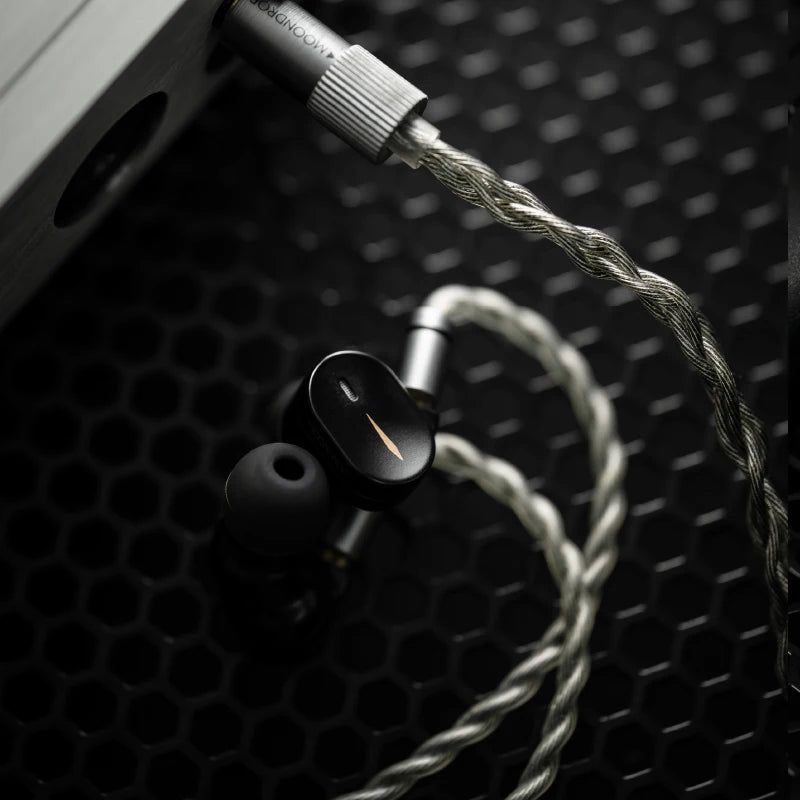 MOONDROP CHU III Wired Earphones - Aluminum-Magnesium Alloy Dome Dynamic Driver IEMs