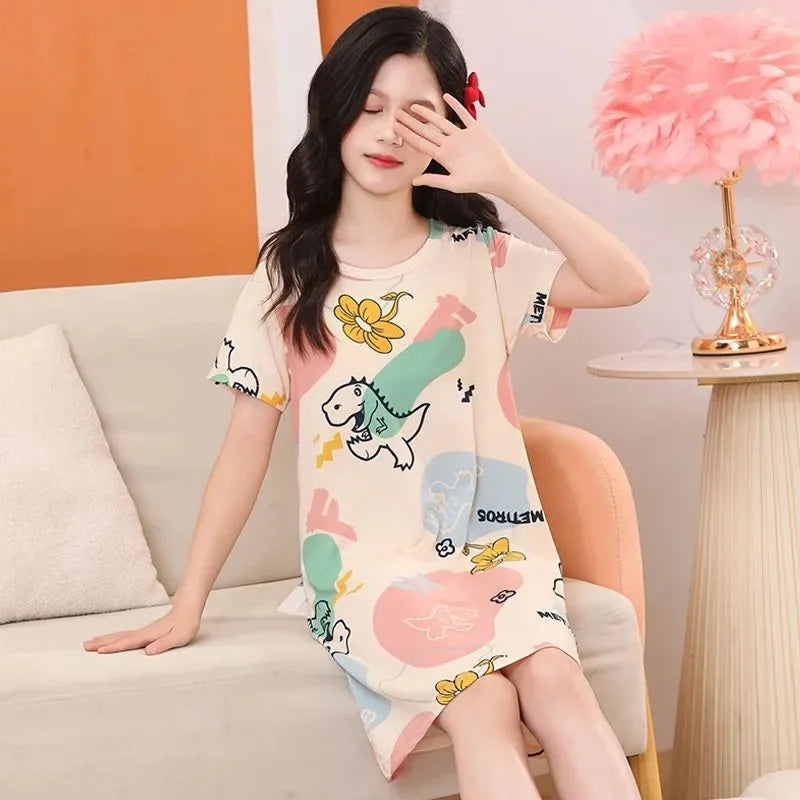 Mom & Daughter Summer Nightgowns - Matching Family Pajamas & Girls Sleepwear Dresses