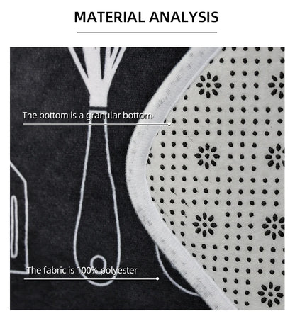 Multi-Purpose Sponge Water Absorption Mat — Anti-Skid, Moisture-Absorbing, Machine-Washable Carpet for Kitchen & Bathroom