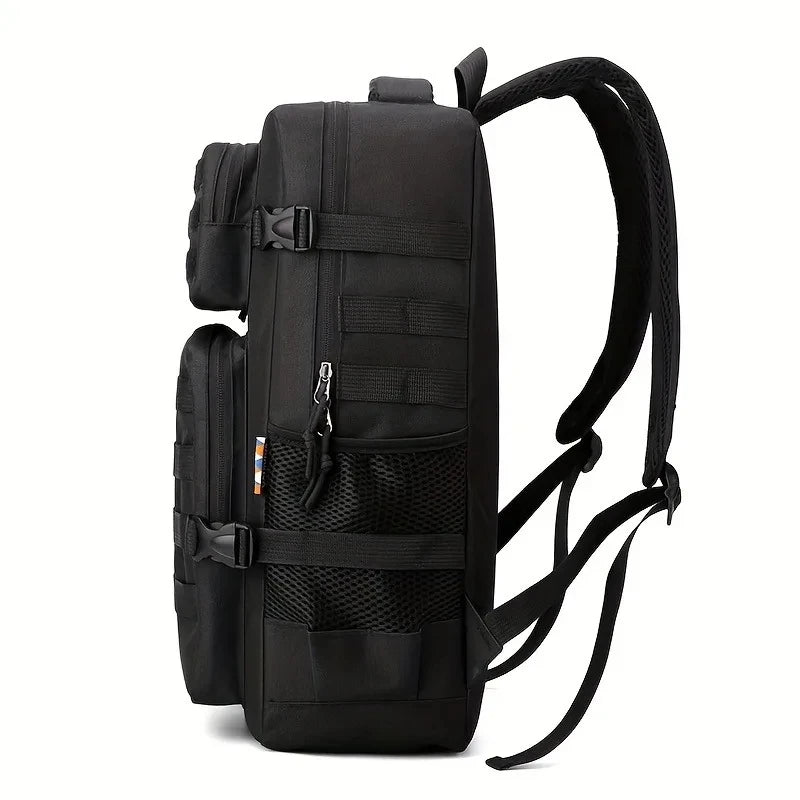 Men’s Tactical Camouflage Backpack – Large Capacity Multi-Layer Hiking & Camping Outdoor Sports Bag
