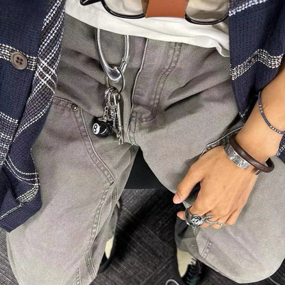 Unisex Essential Belt Icon Carabiner Keychain – Blackout Oval Solid Buckle for Men & Women Bag Accessories