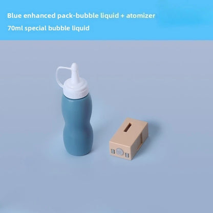 Smoke Bubble Machine & Fog Wand – Portable Magic Bubble Blower for Parties with Water Bottles