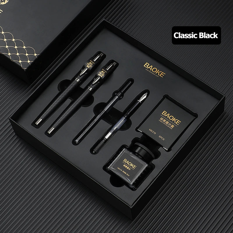 BAOKE T18 Luxury Fountain Pen & Roller Pen Set – Exquisite Gift Set