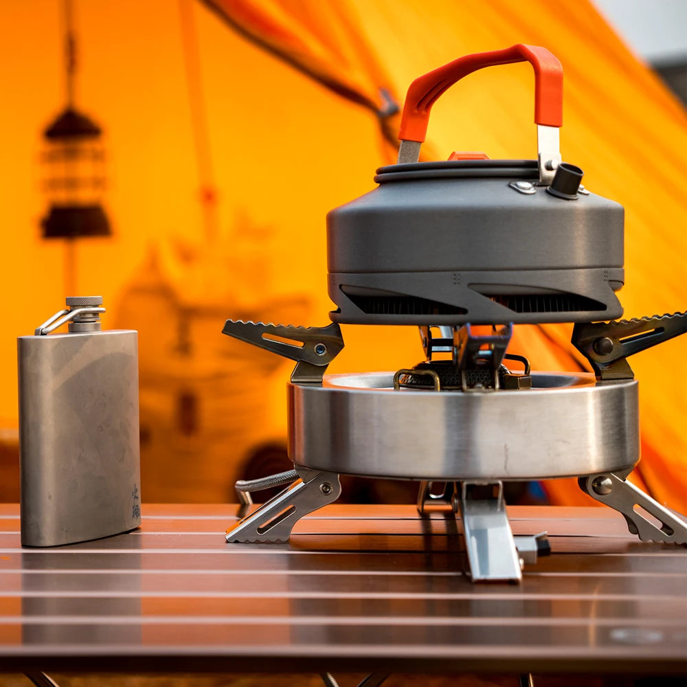 Fire Maple Saturn Split Gas Burner – Foldable Double-Preheater Outdoor Camping Stove 4400W–11000W High Power