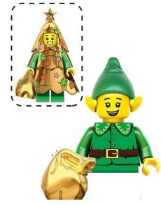 Christmas Building Blocks Toy Set – Santa Claus & Reindeer Action Figures Gift