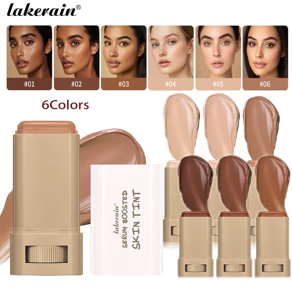 Waterproof Skin Tint Stick – Nourishing Tinted Foundation & Contour Balm for Face Makeup