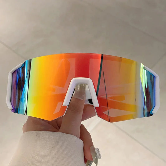 Outdoor Sport Goggle Sunglasses – Luxury Vintage Designer for Men & Women, Windproof Skiing Punk Shades
