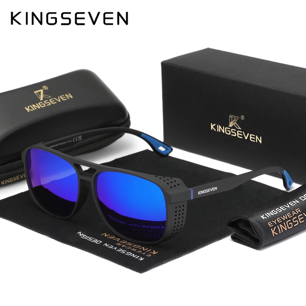 KINGSEVEN Polarized Big Frame Sunglasses — UV Protection Driving Eyewear for Men & Women