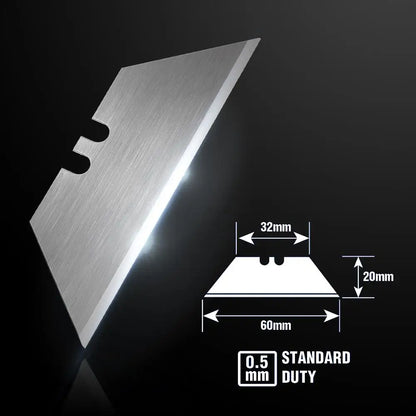 WORKPRO Utility Knife Blades - 5/50/100 PCS, SK5 Steel, Heavy Duty Replacement Blades for Knives