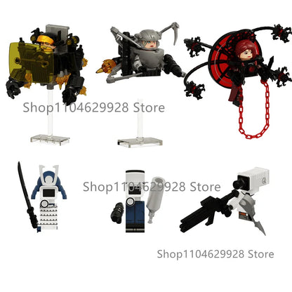 KDL Skibidi Toilet Man Anime Block Figures – TVMan, Titan, Cameraman & Speakerman Model Toy Gift for Kids