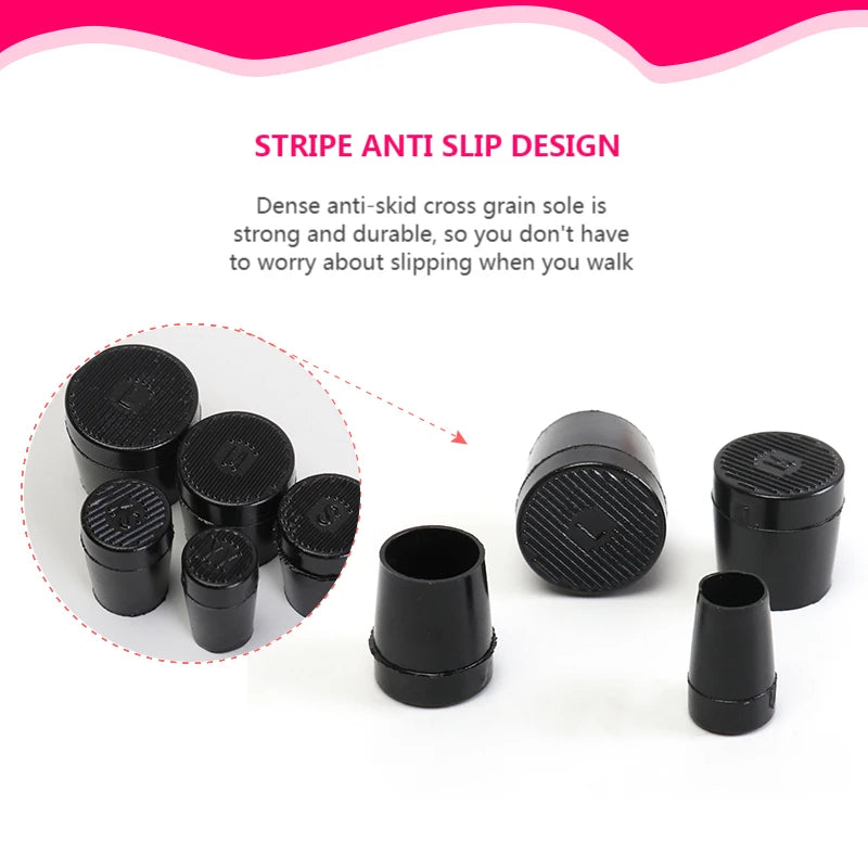 Silencer Heel Protector - Round Shape High Heels Protective Cover for Women, Non-Slip, Shockproof Accessories