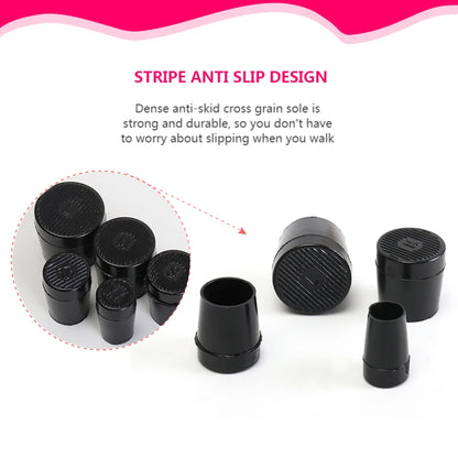 Silencer Heel Protector - Round Shape High Heels Protective Cover for Women, Non-Slip, Shockproof Accessories