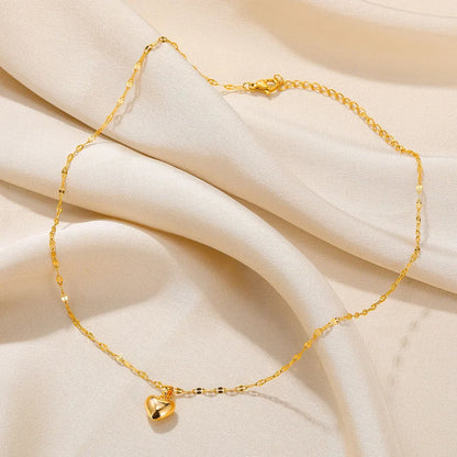 2025 Love Heart Pendant Necklace for Women – Trendy Lip Chain Jewelry Gift