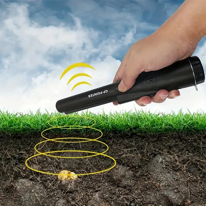 Handheld Underground Metal Detector - High Sensitivity Waterproof GP Pointer with Positioning Rod