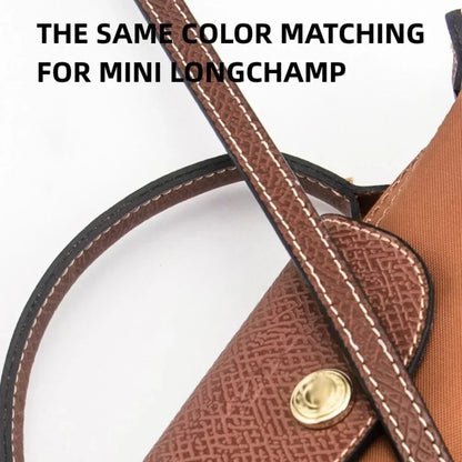 Perforated Crossbody Strap for Mini Longchamp Bag - Convertible Shoulder Accessories for Punch-Free Bag