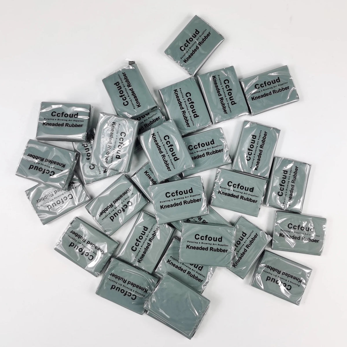 Grey Kneaded Erasers – Flexible Drawing and Sketching Tools for Blending, Highlighting, Shading & Smoothing (3–36 Pcs)