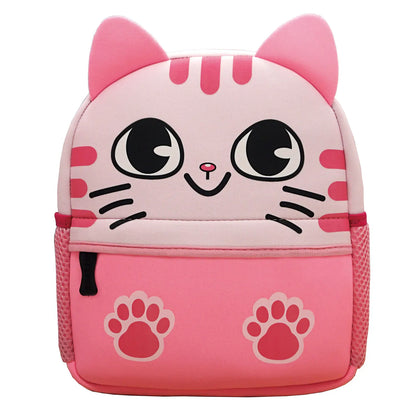 3D Cartoon Animal Kids Backpack | School Bag for Girls & Boys, Kindergarten Toddler Backpack Ages 2-5