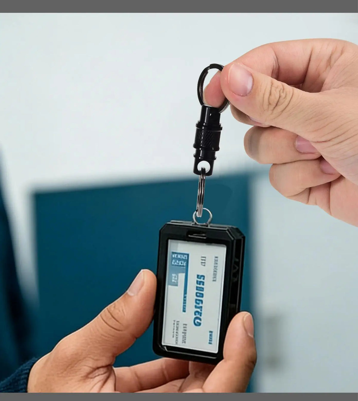 Quick Release Detachable Keychain - Heavy-Duty Split Key Ring for Men & Women