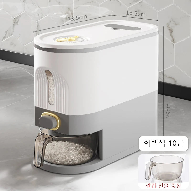 Home Rice Bucket - Insect-Proof & Moisture-Proof Food-Grade Sealed Storage Container for Rice