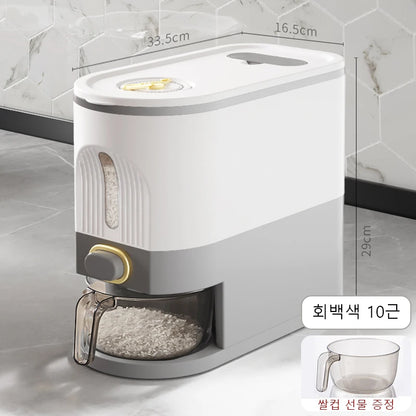 Home Rice Bucket - Insect-Proof & Moisture-Proof Food-Grade Sealed Storage Container for Rice