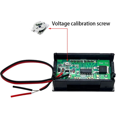 Car Battery Charge Level Indicator - 12V 24V 36V 48V 60V 72V Lithium Battery Capacity Meter, LED Tester and Voltmeter