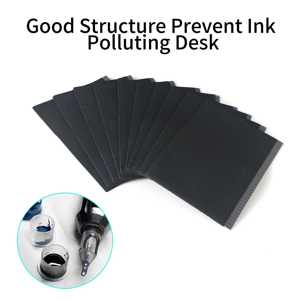 25/50/100PCS Disposable Tattoo Clean Pads - Waterproof Paper Tablecloths & Double Layer Sheets for Tattoo Accessories