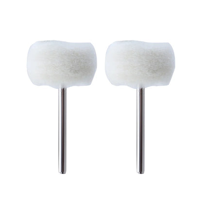 1-10pcs Mini 3mm Felt Polishing Brush – Sanding & Grinding Heads for Dremel Rotary Tool Jade Buffing