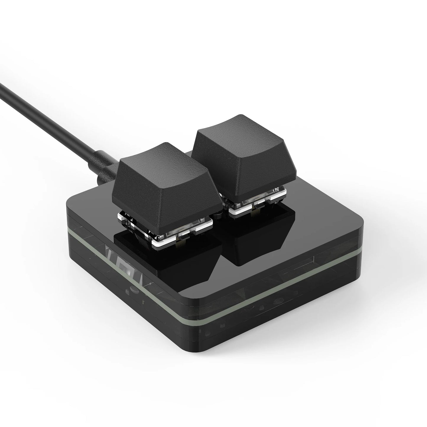 RGB Macropad Mini Programming Keyboard with Knob – Hot Swappable 3-Key Custom Gaming & Photoshop Controller