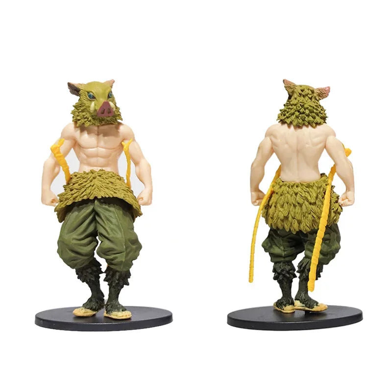 Anime Demon Slayer Kimetsu No Yaiba Action Figures – Tanjirou, Nezuko, Zenitsu & Inosuke PVC Model Toys