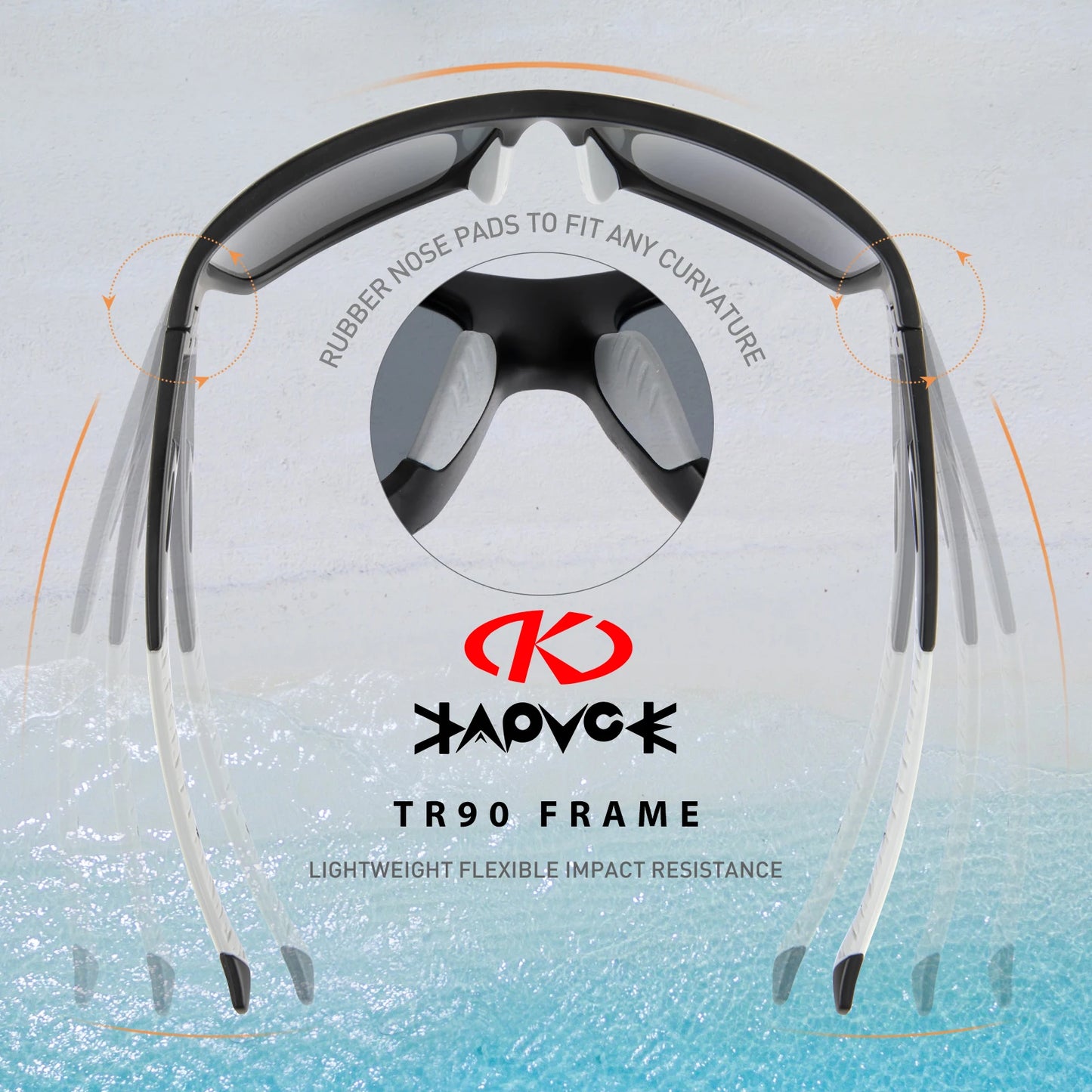 KAPVOE Polarized Sunglasses – Men & Women Fishing, Hiking, Driving, Cycling, and Sports Eyewear