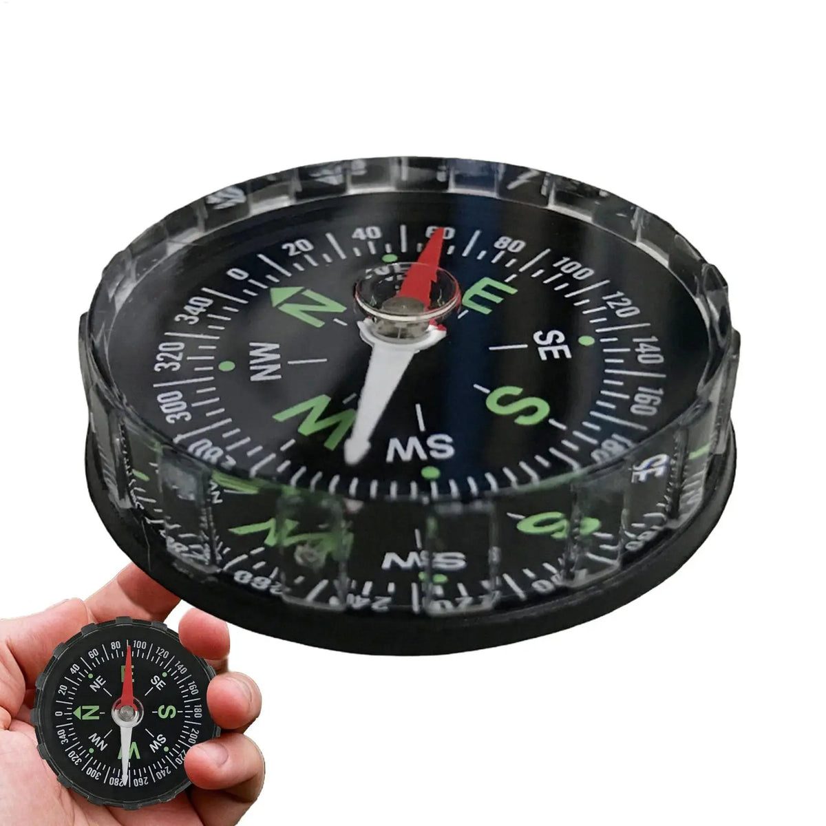 Waterproof Sighting Compass - Multifunctional Navigation Compass for Camping, Hiking, Boating & Outdoor Survival