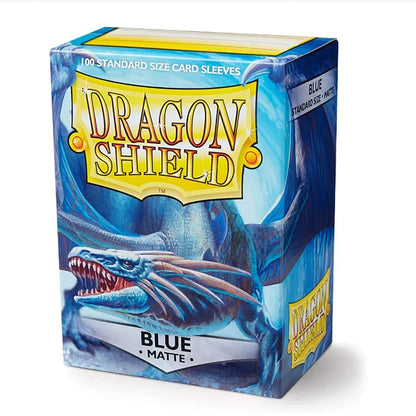 100PCS Dragon Shield Card Sleeves Box — Multicolor Matte Protectors for TCG, PTCG & Board Games