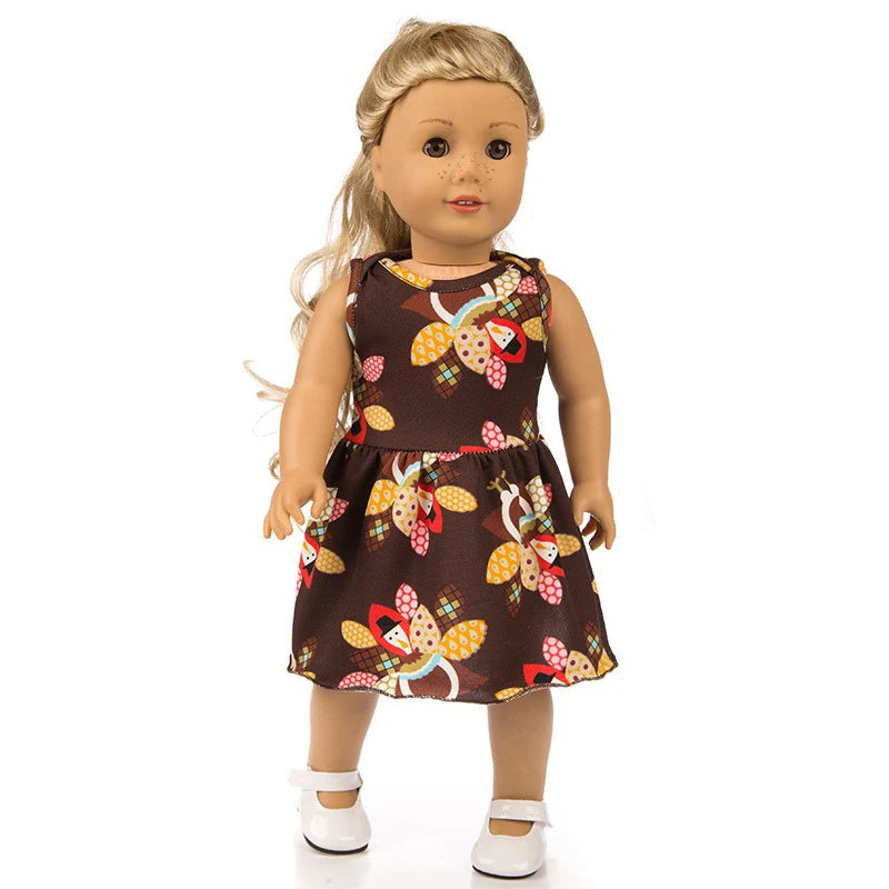 18-Inch American Girl Doll Clothes – Coat, Tights & Pants Outfit for Newborn & Baby Dolls