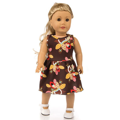 18-Inch American Girl Doll Clothes – Coat, Tights & Pants Outfit for Newborn & Baby Dolls