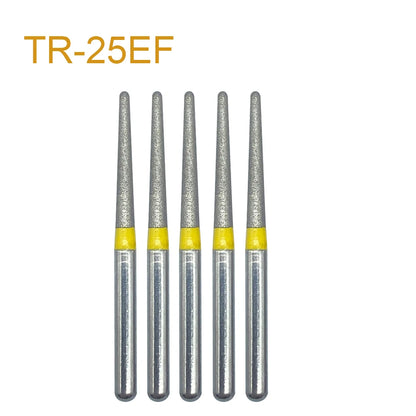 5pcs FG Dia 1.6mm Dental Drills – High-Speed Handpiece Diamond Burs for Teeth Whitening
