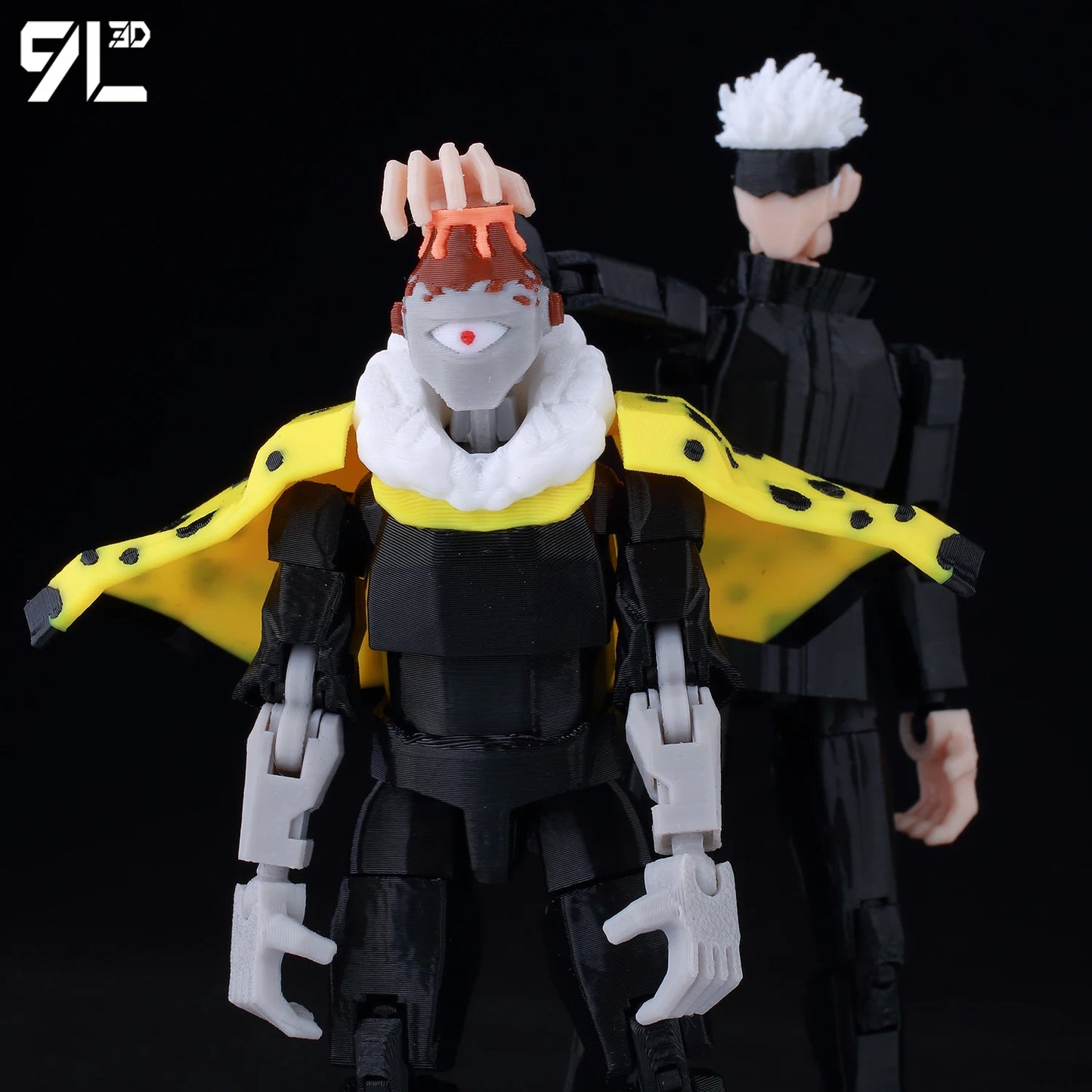 9L3D Printed Anime Action Figures — Jujutsu Kaisen Sukuna, Yuji, Yuta, Satoru Gojo Movable Mannequin Toys