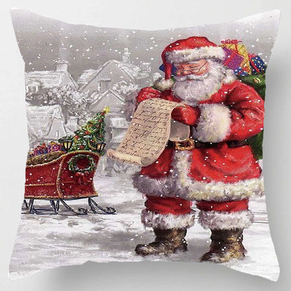 Christmas Pillowcase Set 45x45cm – Festive Cushion Covers for Home Décor & Holiday Gifts