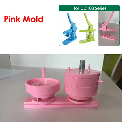 25/32/37/44/58/75mm Badge Maker Molds - DIY Button Press Machine, Interchangeable Die Mould for Round Badge Punching