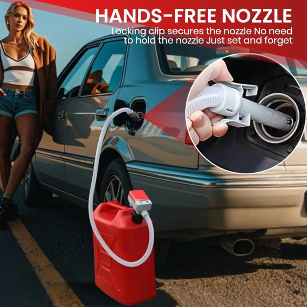 Automatic Electric Fuel Transfer Pump – Portable Oil & Diesel Gas Can Pump with Auto-Stop Feature