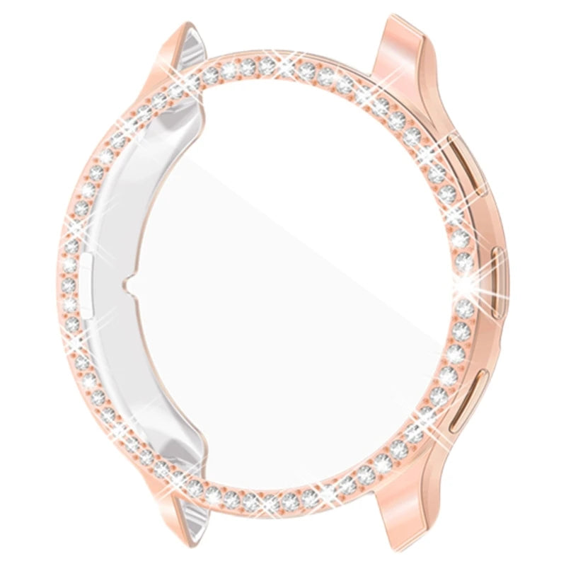 Soft TPU Watch Cover with Imitation Diamond – Electroplated Protective Sleeve Case for Garmin Venu 3/3S