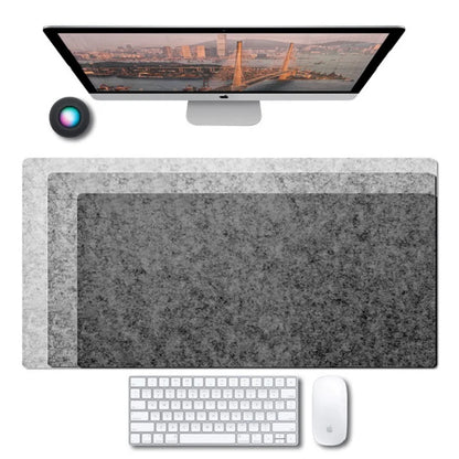 Large Wool Felt Computer Desk Mat: Soft Breathable Laptop Anti-Slip Pad - Ideal for Gamers, Comfortable for Cold Weather