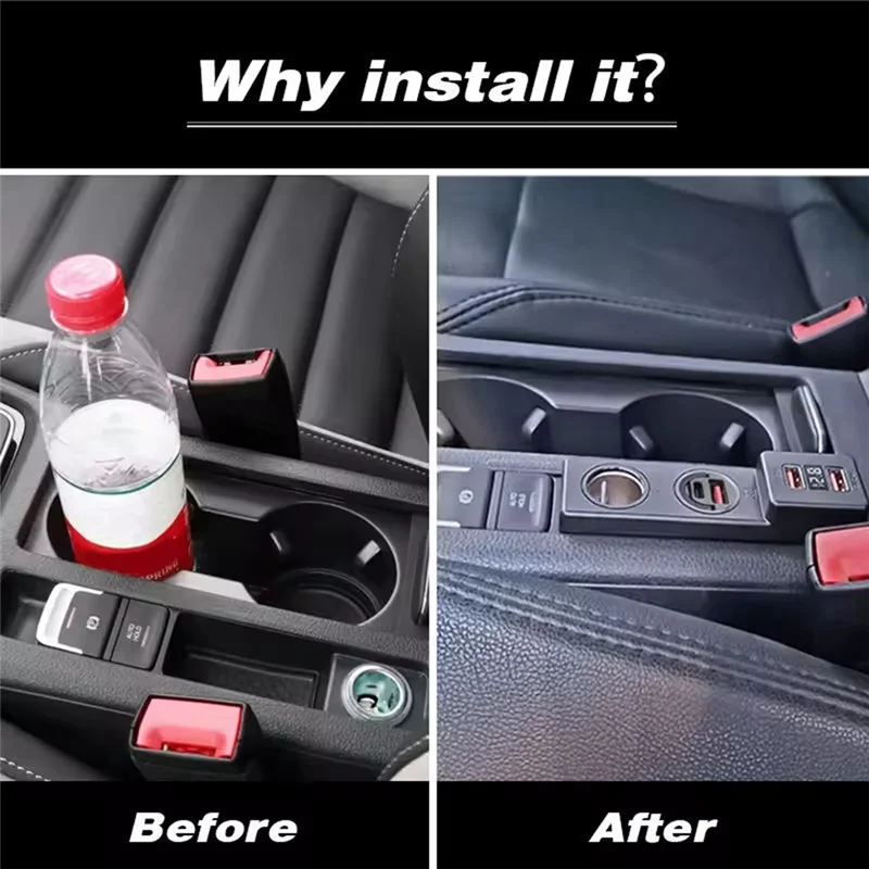 Classy Car Cigarette Lighter Splitter Adapter - Fast Charging Interior Accessory for VW Golf 7 MK7 LHD